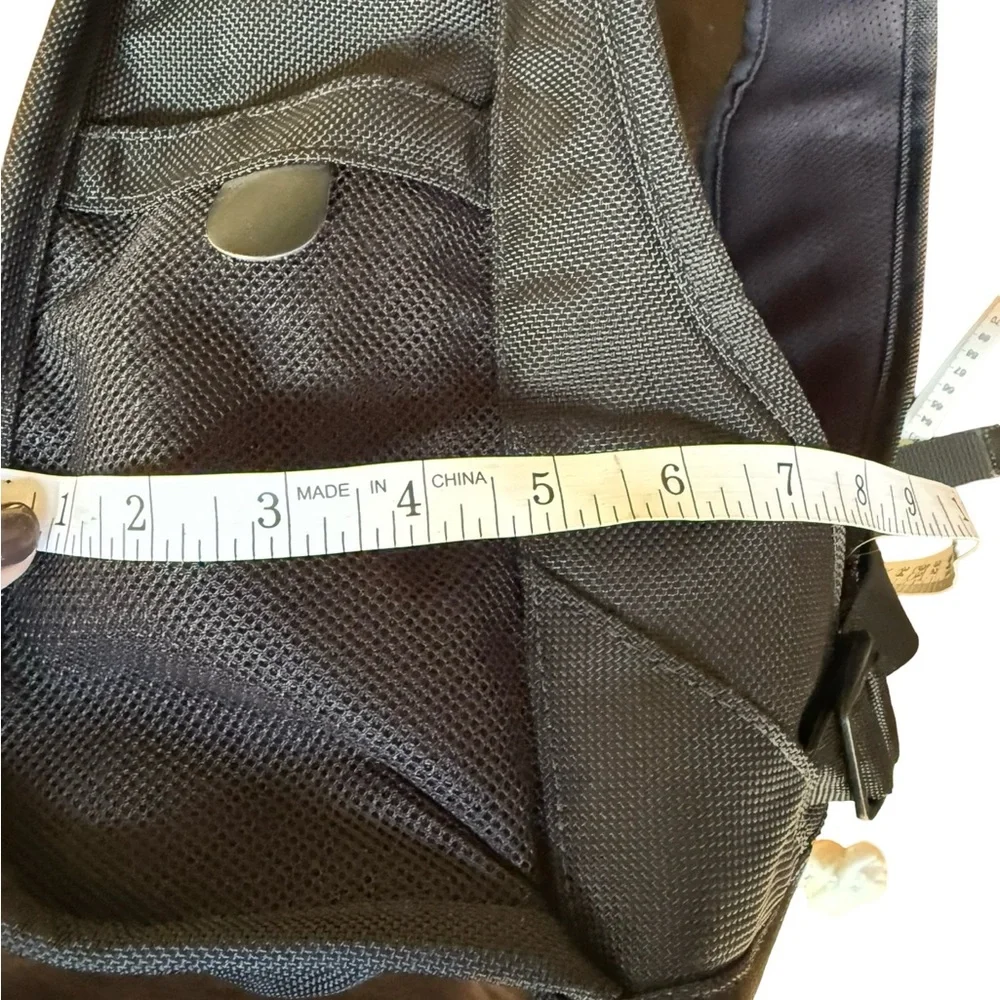 TUMI Black Ballistic Nylon Urban Bodypack / Backpack. Style # 2680D3 - Picture 10 of 11